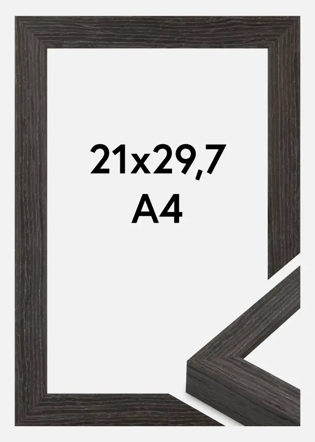 Jämtlands Ramfabrik Fotolijst Cotswold Acrylglas Grijs 21x29,7 cm (A4)