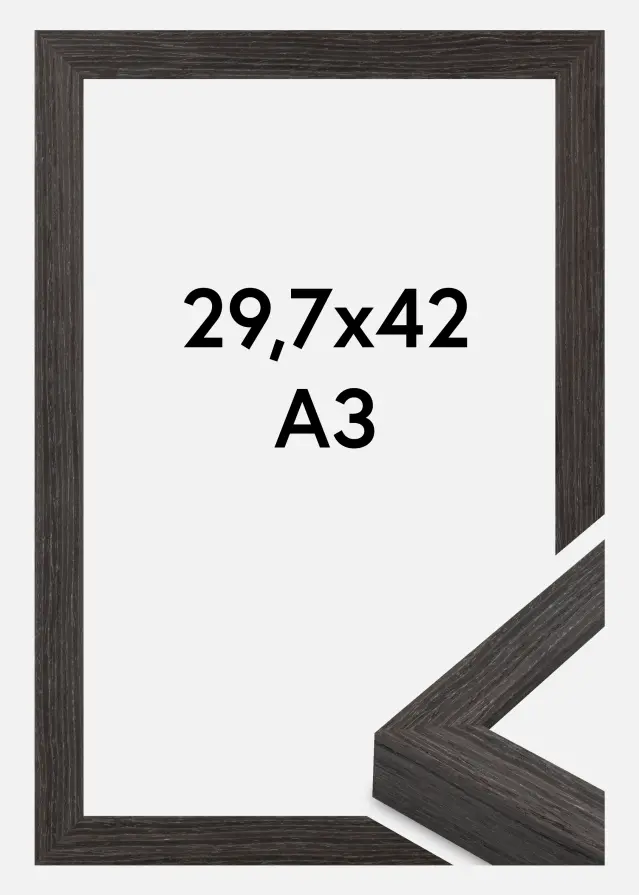 Jämtlands Ramfabrik Fotolijst Cotswold Acrylglas Grijs 29,7x42 cm (A3)
