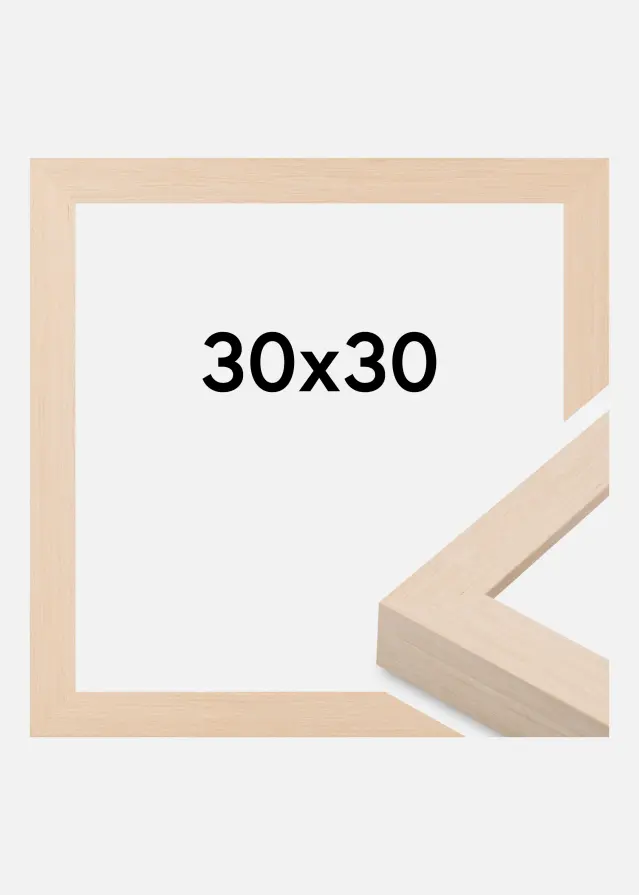 Jämtlands Ramfabrik Fotolijst Cotswold Acrylglas Ivoor 30x30 cm