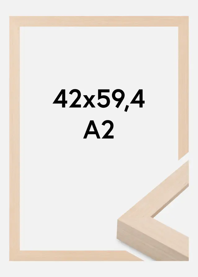 Jämtlands Ramfabrik Fotolijst Cotswold Acrylglas Ivoor 42x59,4 cm (A2)
