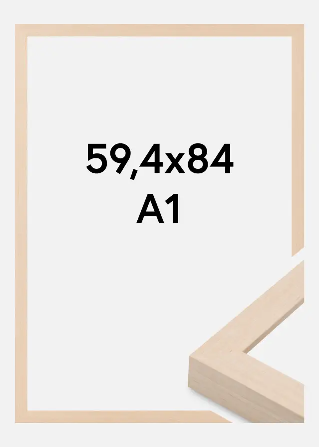 Jämtlands Ramfabrik Fotolijst Cotswold Acrylglas Ivoor 59,4x84 cm (A1)