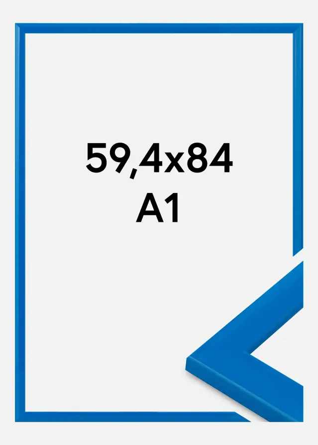 Jämtlands Ramfabrik Fotolijst Dorset Acrylglas Blauw 59,4x84,1 cm (A1)