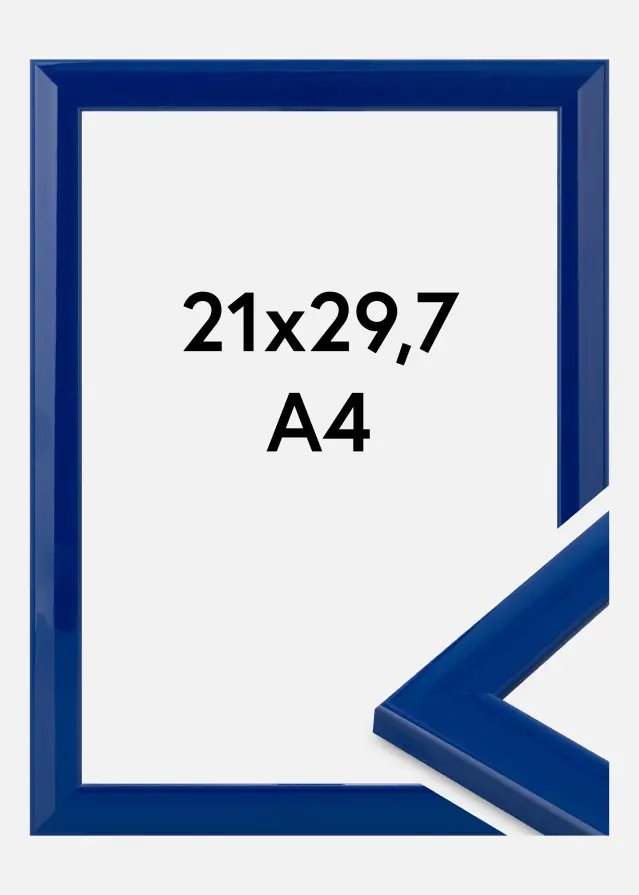 Jämtlands Ramfabrik Fotolijst Dorset Acrylglas Donkerblauw 21x29,7 cm (A4)