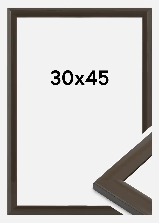 Jämtlands Ramfabrik Fotolijst Dorset Acrylglas Donkergrijs 30x45 cm