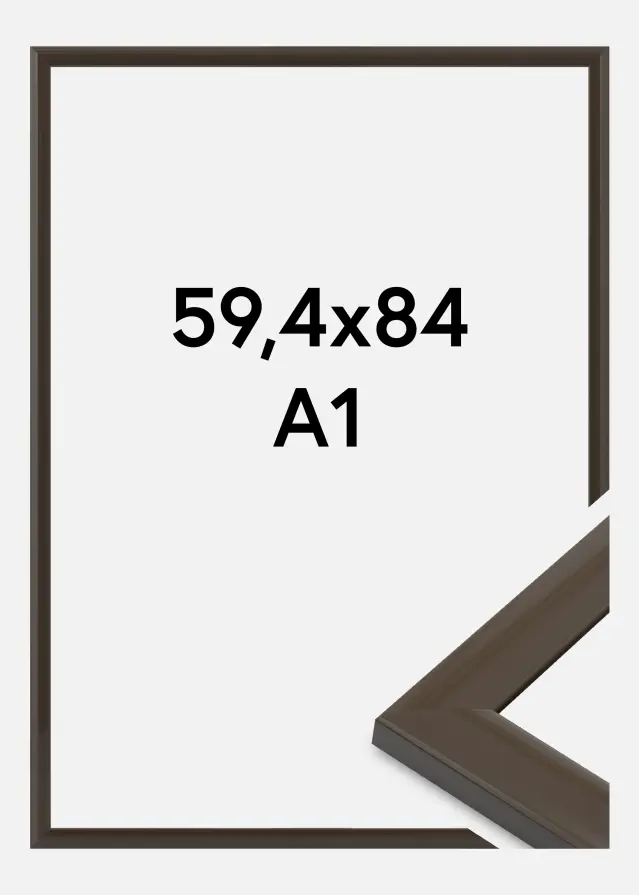 Jämtlands Ramfabrik Fotolijst Dorset Acrylglas Donkergrijs 59,4x84,1 cm (A1)