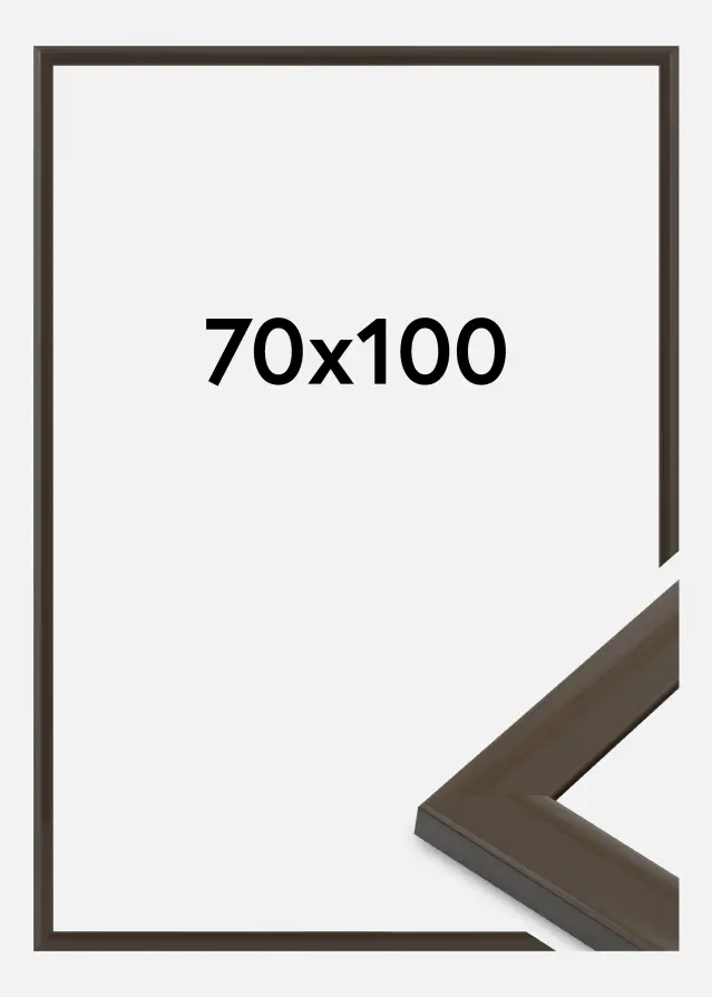 Jämtlands Ramfabrik Fotolijst Dorset Acrylglas Donkergrijs 70x100 cm
