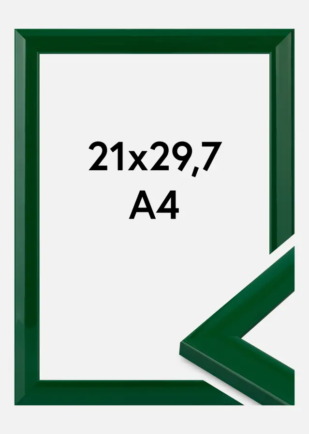 Jämtlands Ramfabrik Fotolijst Dorset Acrylglas Groen 21x29,7 cm (A4)