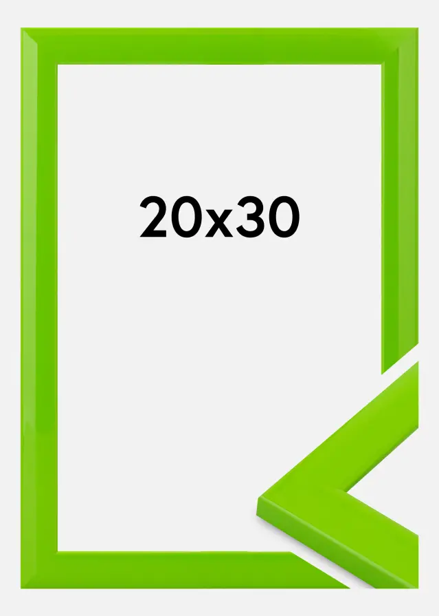 Jämtlands Ramfabrik Fotolijst Dorset Acrylglas Lichtgroen 20x30 cm