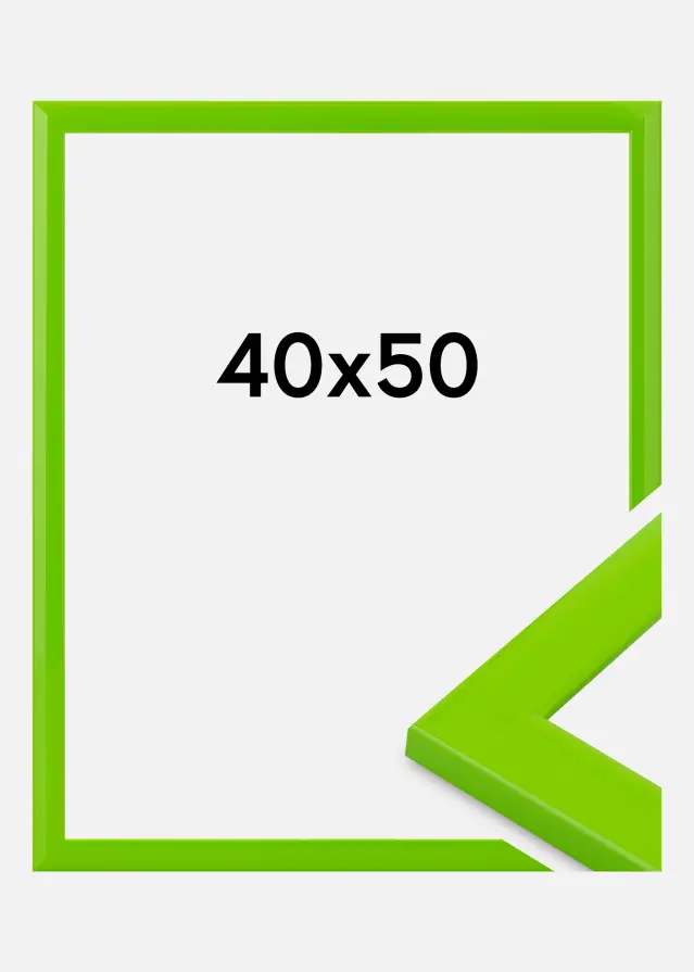 Jämtlands Ramfabrik Fotolijst Dorset Acrylglas Lichtgroen 40x50 cm