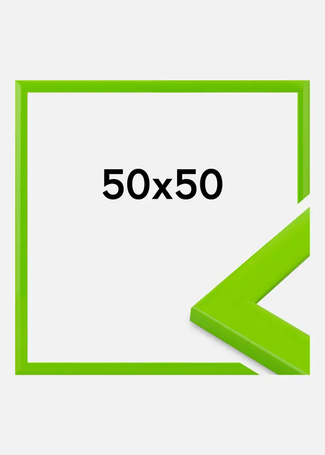 Jämtlands Ramfabrik Fotolijst Dorset Acrylglas Lichtgroen 50x50 cm