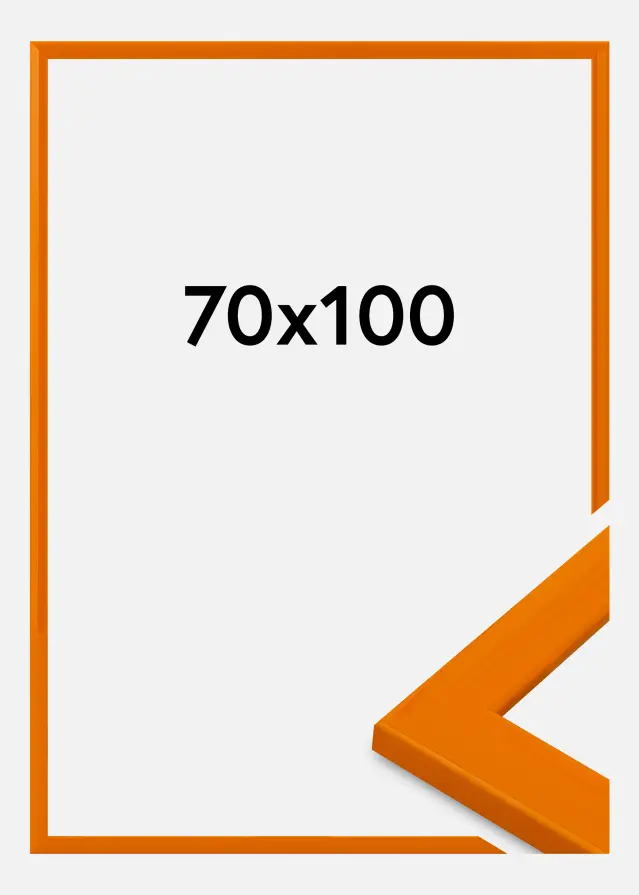 Jämtlands Ramfabrik Fotolijst Dorset Acrylglas Oranje 70x100 cm