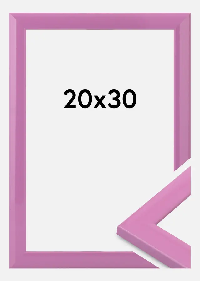 Jämtlands Ramfabrik Fotolijst Dorset Acrylglas Roze 20x30 cm