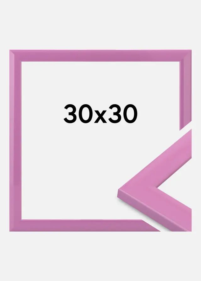 Jämtlands Ramfabrik Fotolijst Dorset Acrylglas Roze 30x30 cm