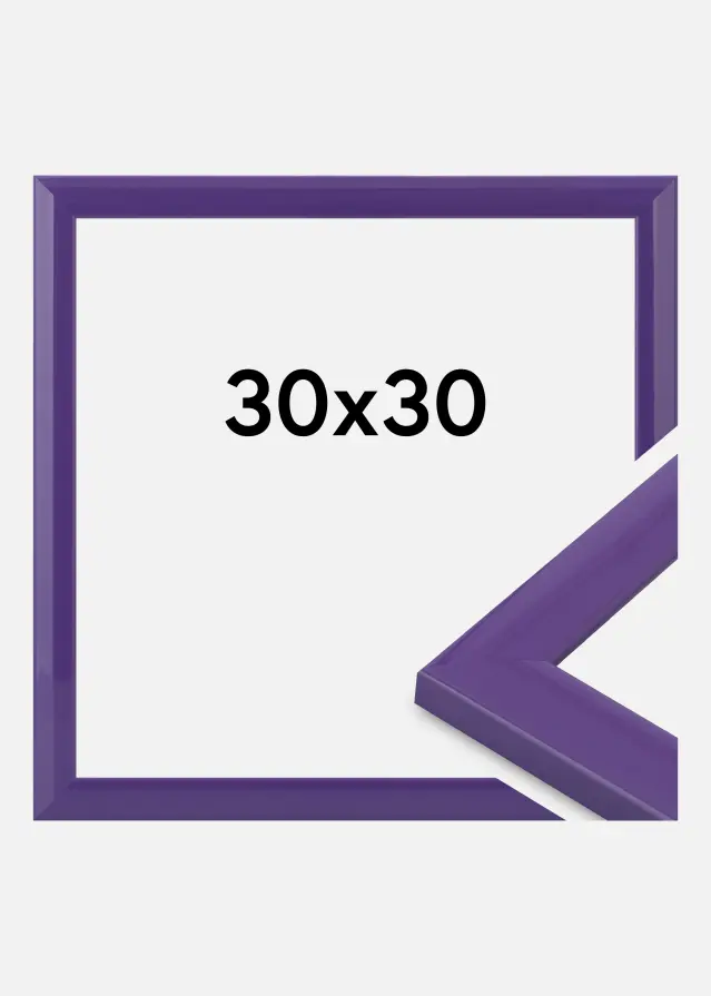 Jämtlands Ramfabrik Fotolijst Dorset Acrylglas Paars 30x30 cm