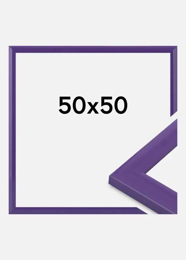Jämtlands Ramfabrik Fotolijst Dorset Acrylglas Paars 50x50 cm