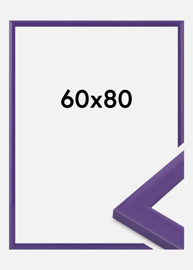 Jämtlands Ramfabrik Fotolijst Dorset Acrylglas Paars 60x80 cm