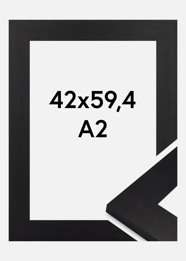 Jämtlands Ramfabrik Fotolijst Dover Acrylglas Zwart 42x59,4 cm (A2)