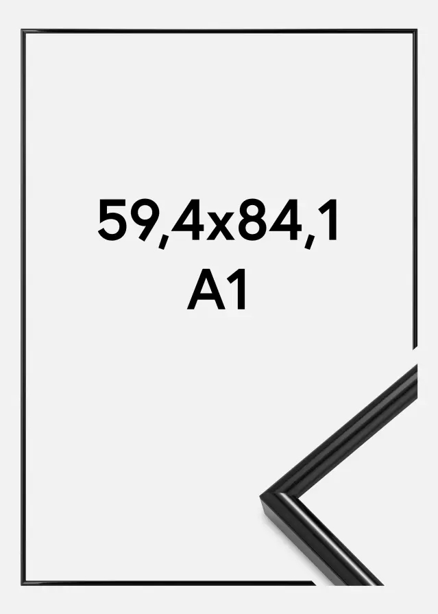 Walther Fotolijst Galeria Acrylglas Zwart 59,4x84,1 cm (A1)