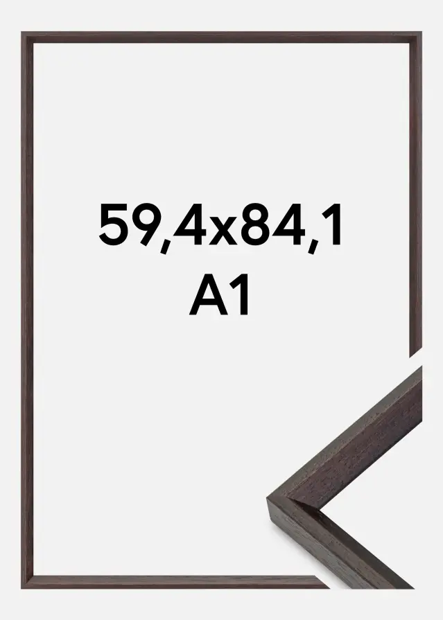 Galleri 1 Fotolijst Globe Acrylglas Espresso 59,4x84,1 cm (A1)