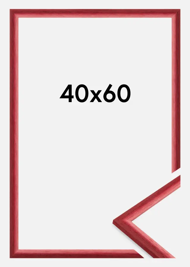 Jämtlands Ramfabrik Fotolijst Cornwall Acrylglas Donkerrood 40x60 cm