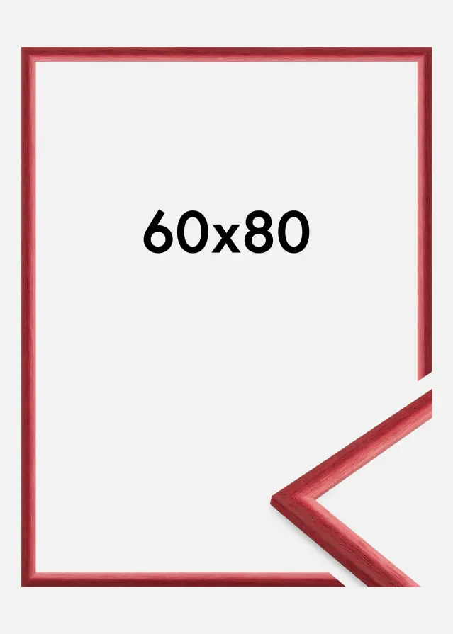 Jämtlands Ramfabrik Fotolijst Cornwall Acrylglas Donkerrood 60x80 cm