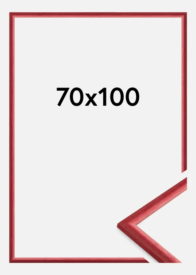 Jämtlands Ramfabrik Fotolijst Cornwall Acrylglas Donkerrood 70x100 cm