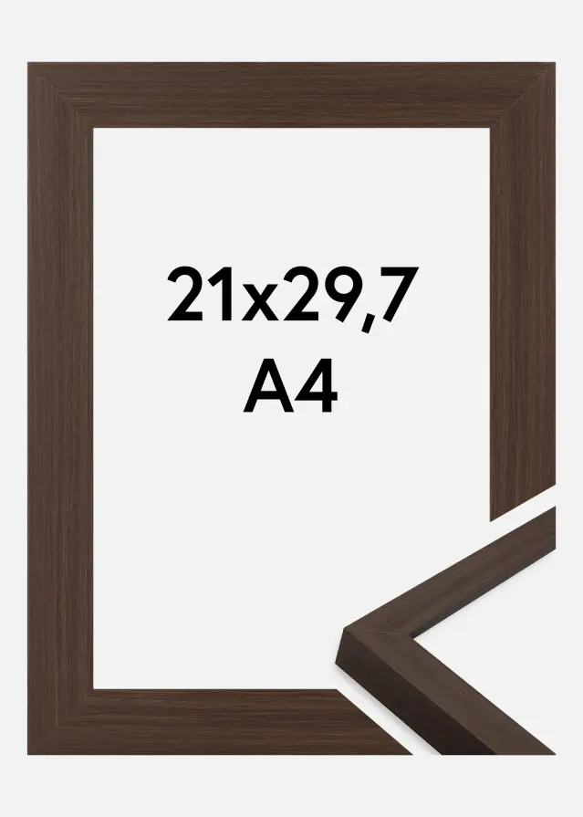 Jämtlands Ramfabrik Fotolijst Wells Acrylglas Bruin 21x29,7 cm (A4)