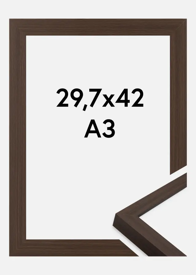 Jämtlands Ramfabrik Fotolijst Wells Acrylglas Bruin 29,7x42 cm (A3)