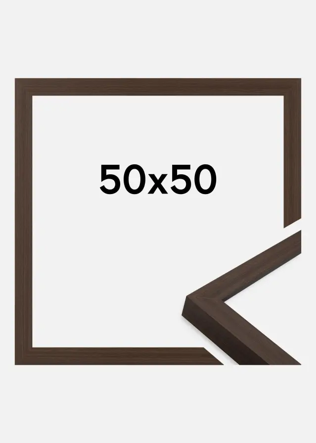 Jämtlands Ramfabrik Fotolijst Wells Acrylglas Bruin 50x50 cm