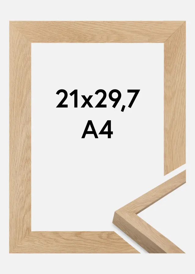 Jämtlands Ramfabrik Fotolijst Wells Acrylglas Eik 21x29,7 cm (A4)