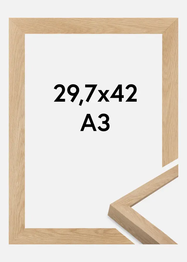 Jämtlands Ramfabrik Fotolijst Wells Acrylglas Eik 29,7x42 cm (A3)
