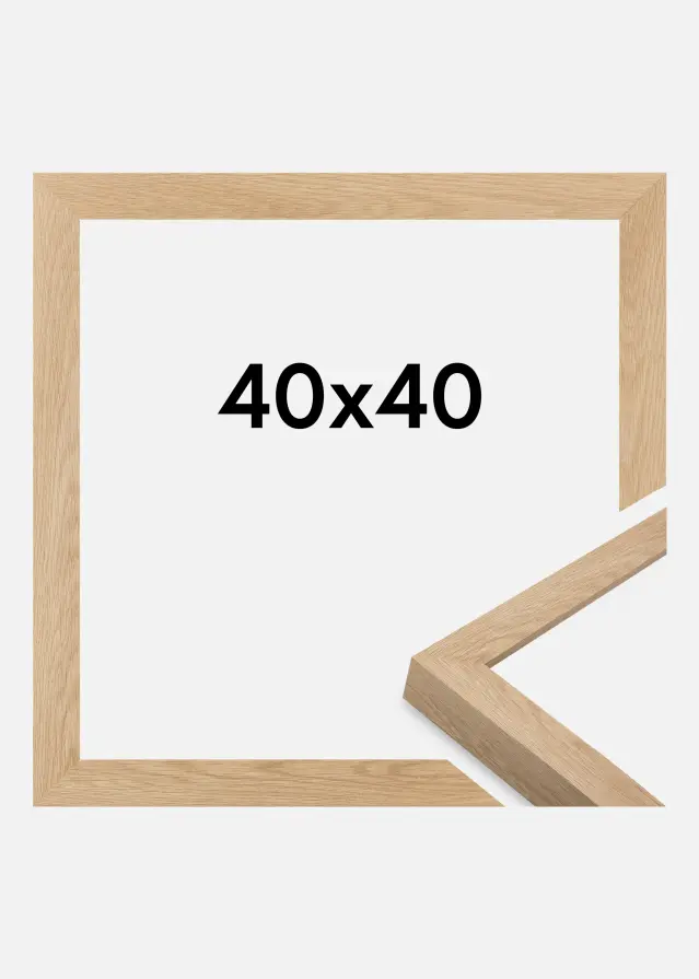 Jämtlands Ramfabrik Fotolijst Wells Acrylglas Eik 40x40 cm