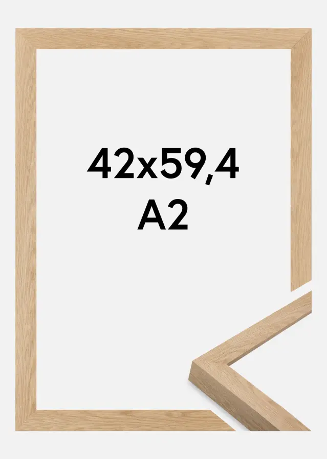 Jämtlands Ramfabrik Fotolijst Wells Acrylglas Eik 42x59,4 cm (A2)