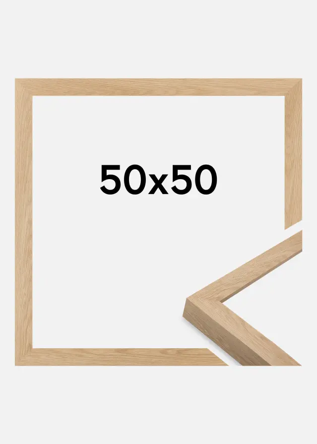 Jämtlands Ramfabrik Fotolijst Wells Acrylglas Eik 50x50 cm