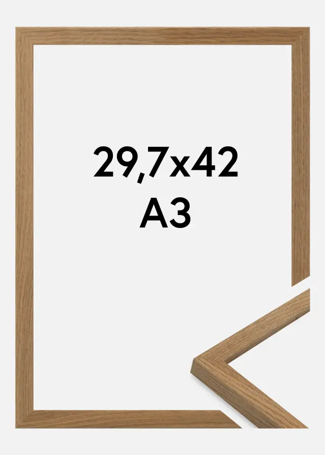 Jämtlands Ramfabrik Fotolijst Salisbury Acrylglas Eik 29,7x42 cm (A3)