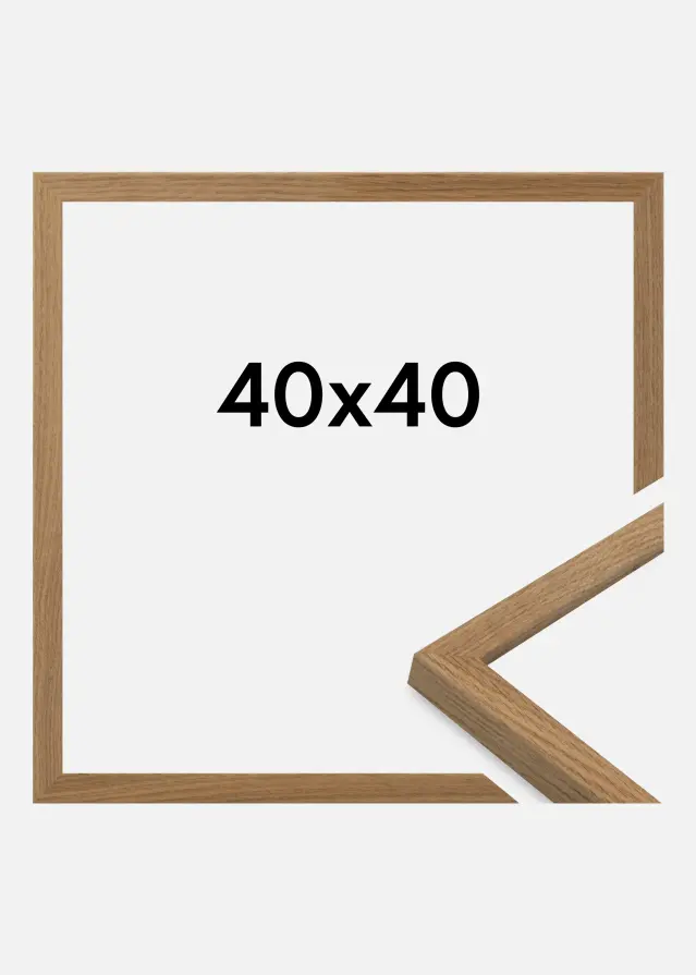 Jämtlands Ramfabrik Fotolijst Salisbury Acrylglas Eik 40x40 cm