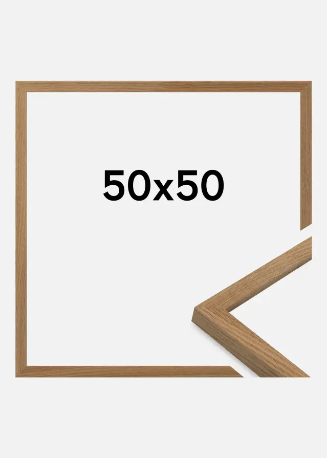 Jämtlands Ramfabrik Fotolijst Salisbury Acrylglas Eik 50x50 cm