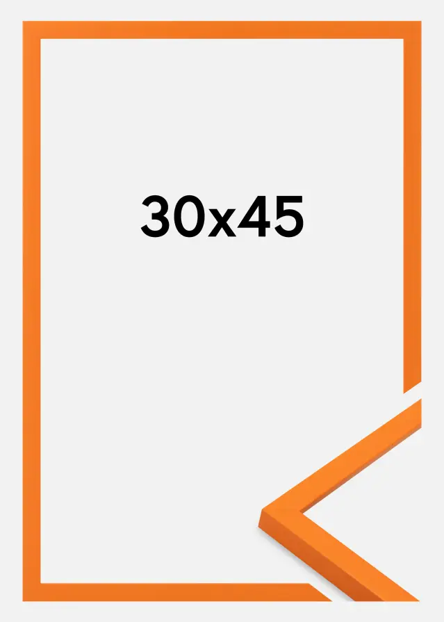 Jämtlands Ramfabrik Fotolijst Kent Acrylglas Oranje 30x45 cm