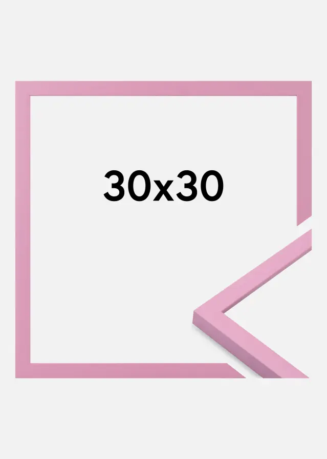 Jämtlands Ramfabrik Fotolijst Kent Acrylglas Roze 30x30 cm