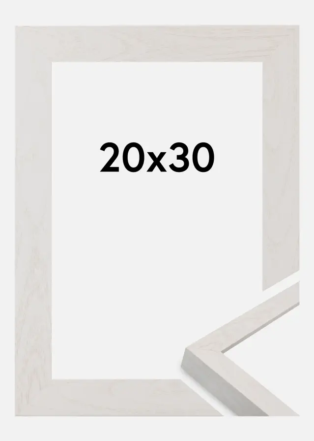 Jämtlands Ramfabrik Fotolijst Wells Acrylglas Wit 20x30 cm