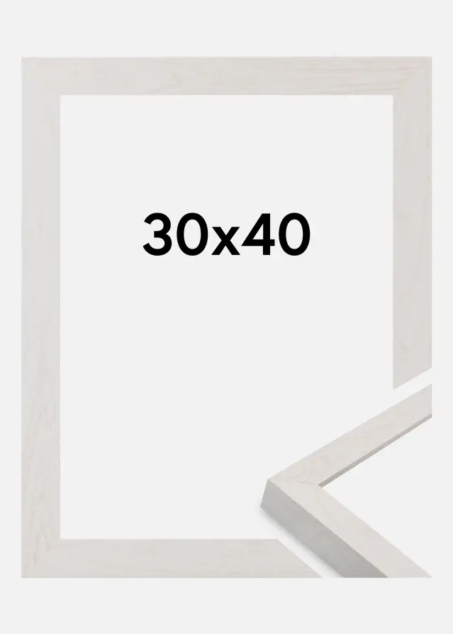 Jämtlands Ramfabrik Fotolijst Wells Acrylglas Wit 30x40 cm