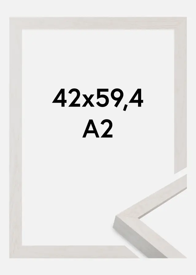 Jämtlands Ramfabrik Fotolijst Wells Acrylglas Wit 42x59,4 cm (A2)