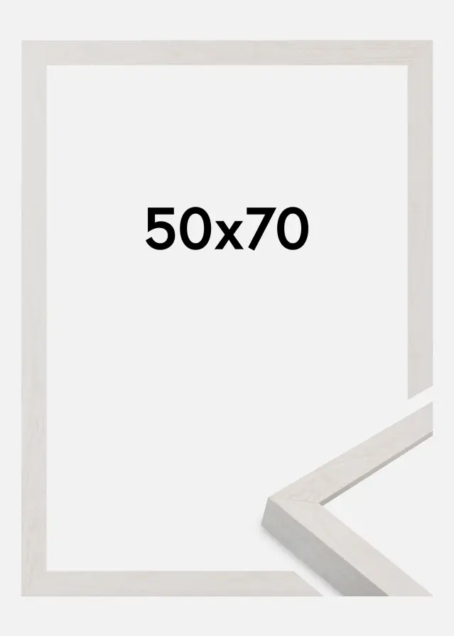 Jämtlands Ramfabrik Fotolijst Wells Acrylglas Wit 50x70 cm