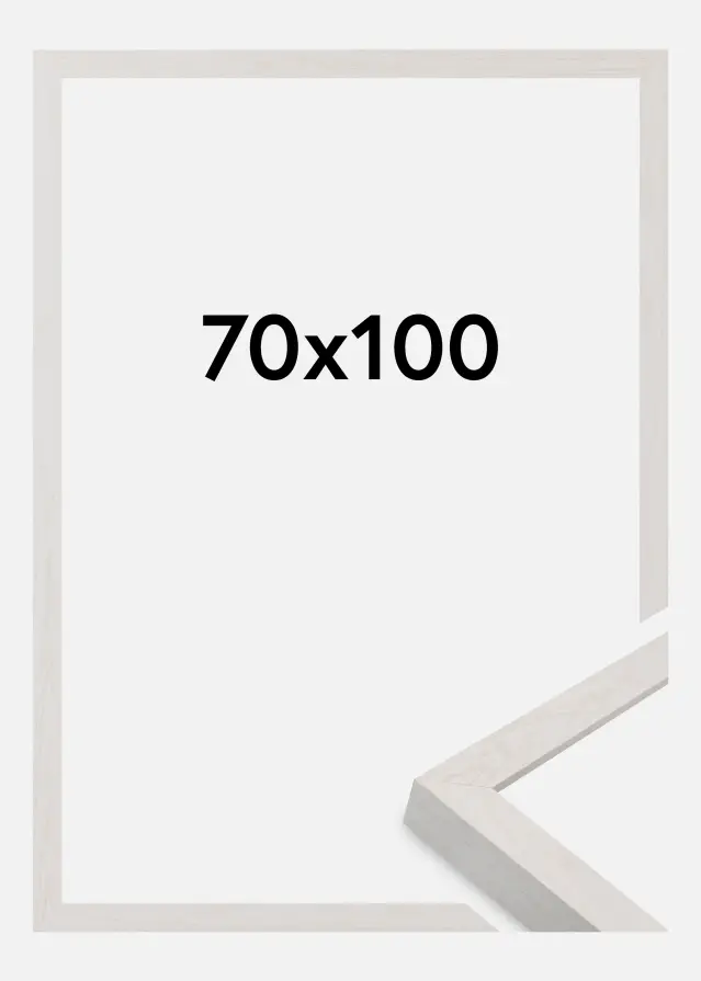 Jämtlands Ramfabrik Fotolijst Wells Acrylglas Wit 70x100 cm