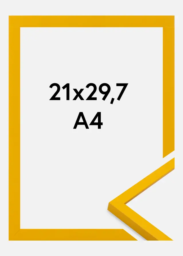 Jämtlands Ramfabrik Fotolijst Kent Acrylglas Goud 21x29,7 cm (A4)