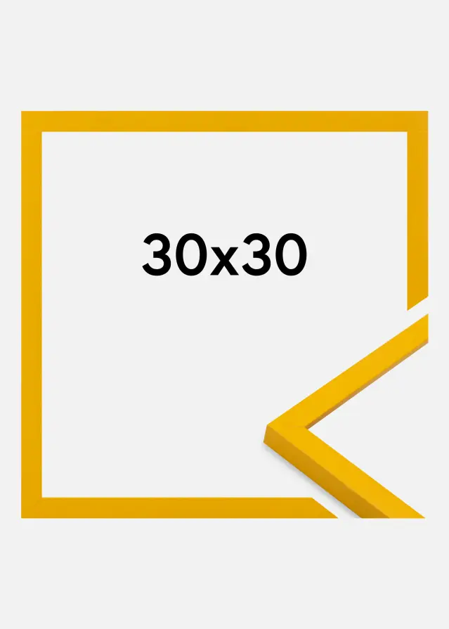 Jämtlands Ramfabrik Fotolijst Kent Acrylglas Goud 30x30 cm