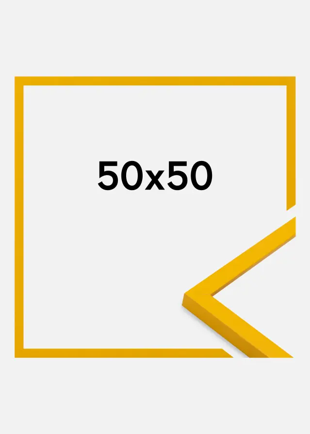 Jämtlands Ramfabrik Fotolijst Kent Acrylglas Goud 50x50 cm