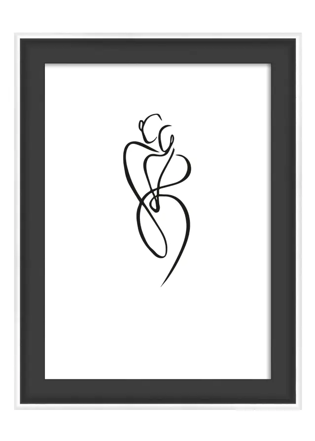 Walther Fotolijst Silhouette Zwart 10x15 cm