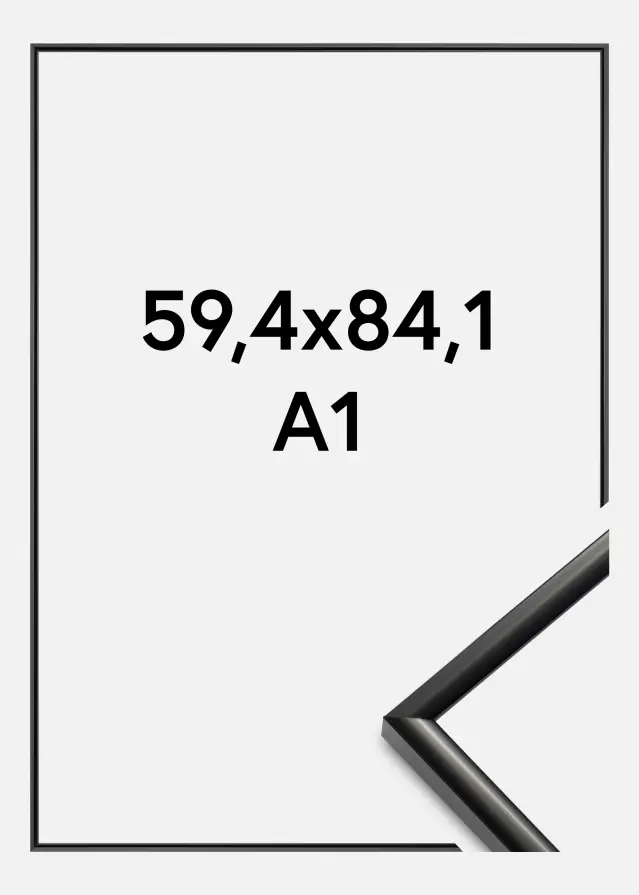 BGA Fotolijst New Lifestyle Acrylglas Zwart 59,4x84 cm (A1)