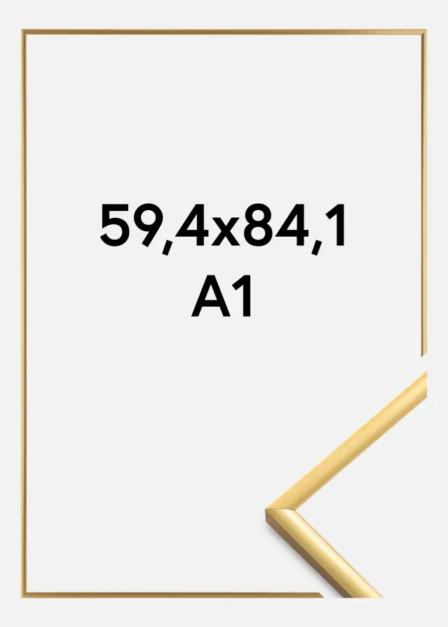 BGA Fotolijst New Lifestyle Acrylglas Shiny Gold 59,4x84,1 cm (A1)